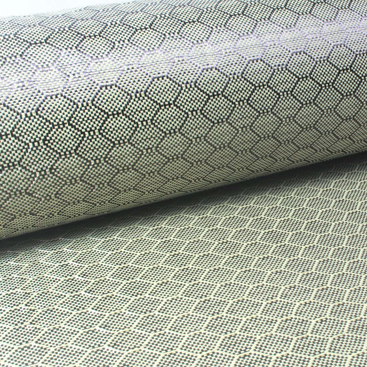 Verstärktes 3K Honeycomb Hexagonal Aramid Kohlefasergewebe für Autoteile