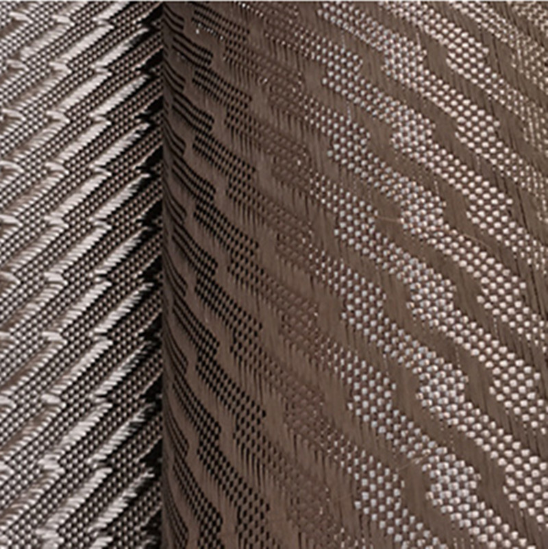 Karbonfaser-Jacquard-Gewebe Karbonfaser-Gewebe mit Blitzmuster