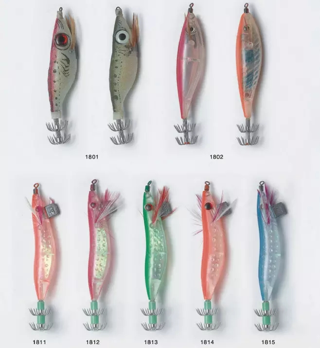 Neuer Tintenfisch-Jig im japanischen Stil für Meeresangelköder